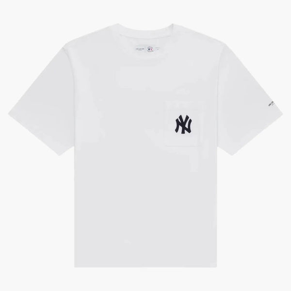 Aime Leon Dore Yankees Chainstnitch Pocket Tee White