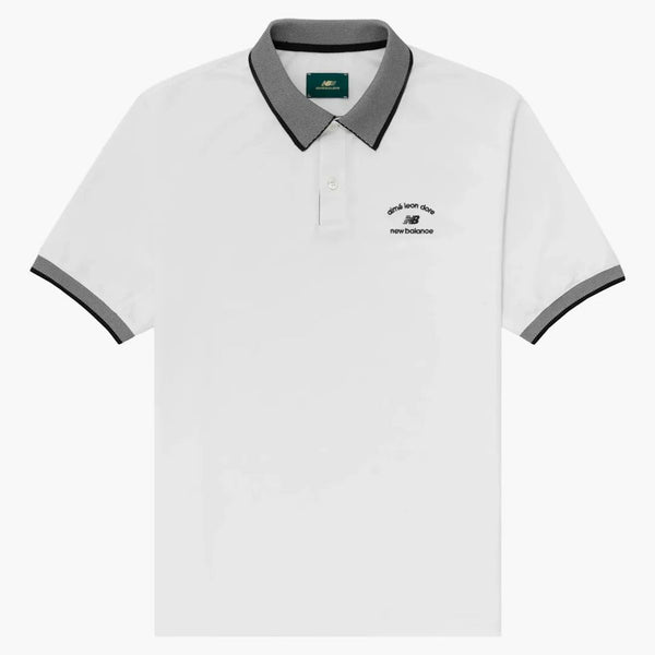 Aime Leon Dore x New Balance Tränare polo vit