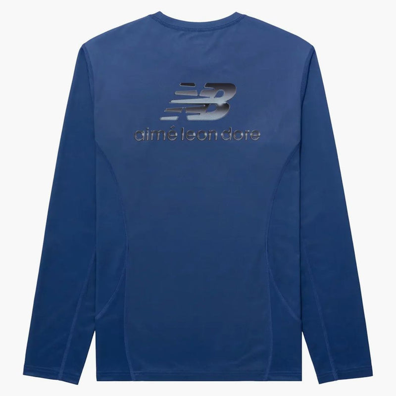 Aime Leon Dore x New Balance Långärmad racing te blå