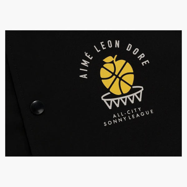Aime Leon Dore x New Balance Sonny League Coaches jacka svart
