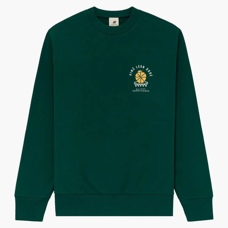 Aime Leon Dore X New Balance Sonny League Crewneck Sweatshirt Green