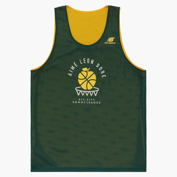 Aime Leon Dore x New Balance Sonny League Reversible Jersey Green/Yellow