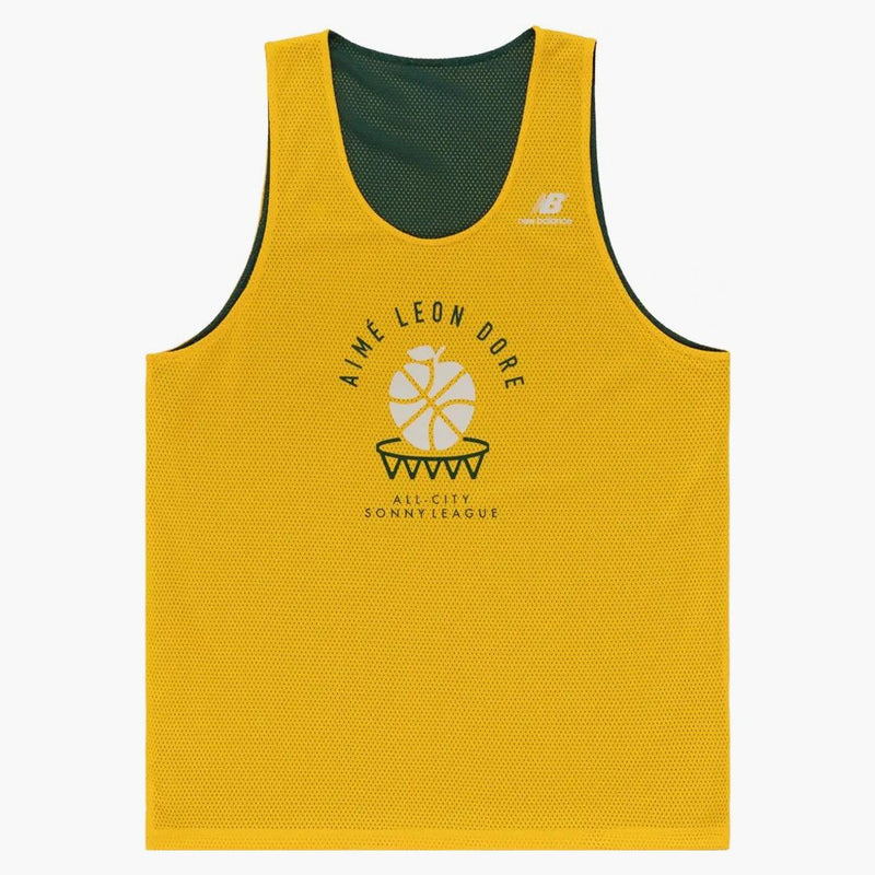 Aime Leon Dore x New Balance Sonny League Reversible Jersey Green/Yellow