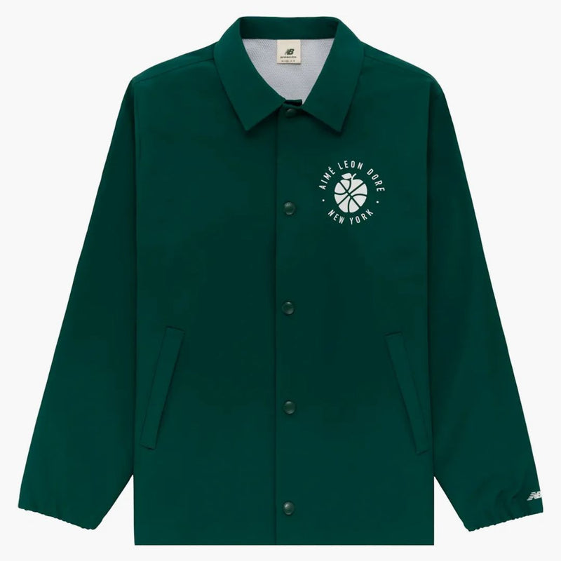 Aime Leon Dore x New Balance Sonny NY Coaches Jacket Green