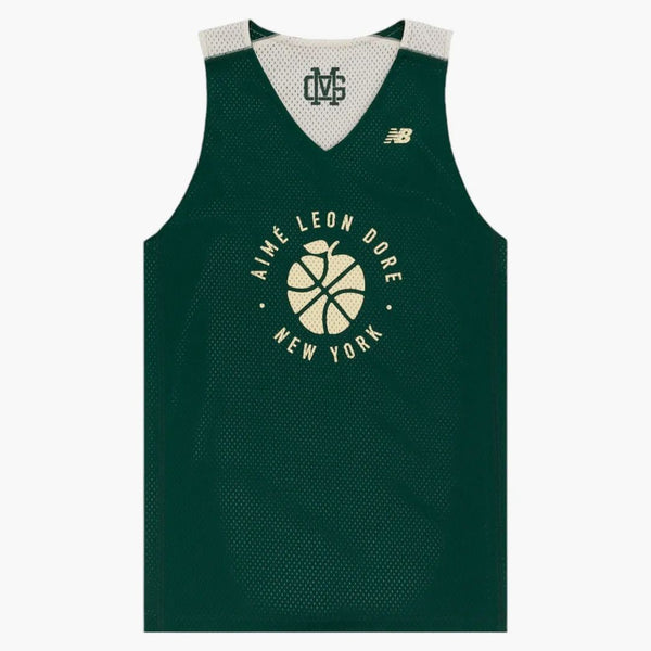 Aime leon dore x New Balance Sonny NY Reverzibilní dres zelená/krémová
