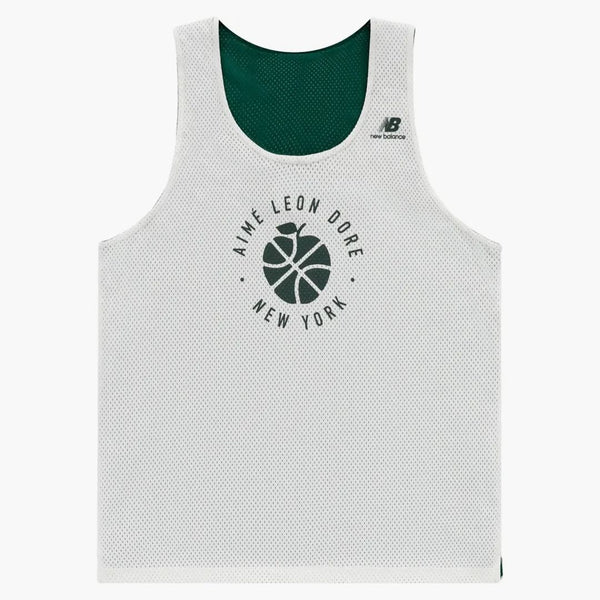 Aime Leon Dore x New Balance Sonny NY vändbar Jersey White/Green