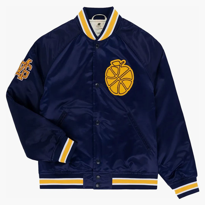 Aime Leon Dore x New Balance Sonny NY Satin Team Jacket Navy