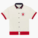 Aime Leon Dore X New Balance Camisa de calentamiento blanco
