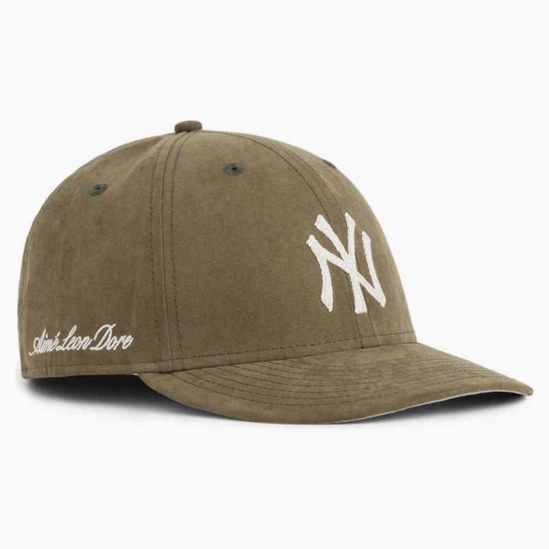 Aime Leon Dore X New Era Brushhed Nylon Yankees (2021) má olivové
