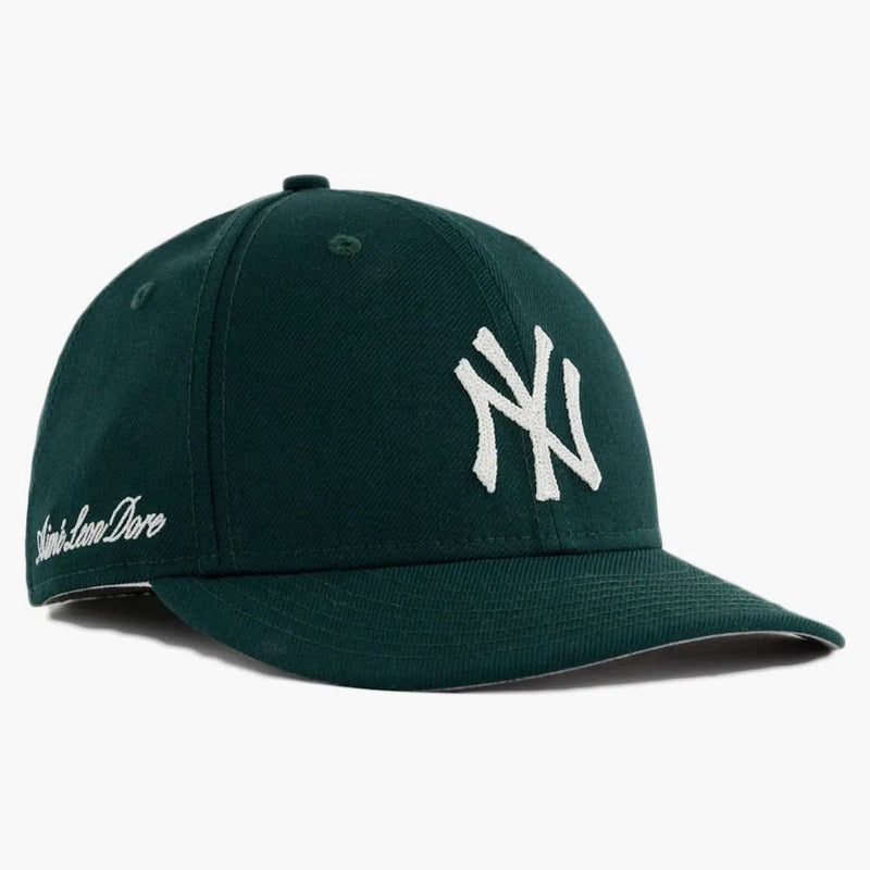 Aime Leon Dore x New Era Chain Stitch Yankees má tmavě zelenou