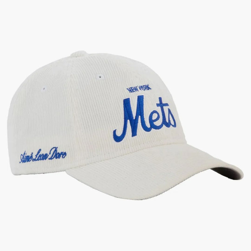 Aime Leon Dore X New Era Mets Corduroy má bílou
