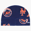 Aime Leon Dore X New Era Mets Fleece Skull Cap Blue