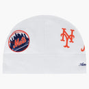 Aime Leon Dore X New Era Mets Fleece Skull Cap White