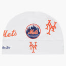 Aime Leon Dore X New Era Mets Fleece Skull Cap White