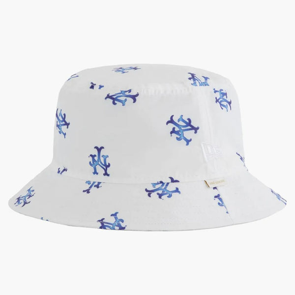Aime Leon Dore X New Era Mets Nylon Bucket má bílou