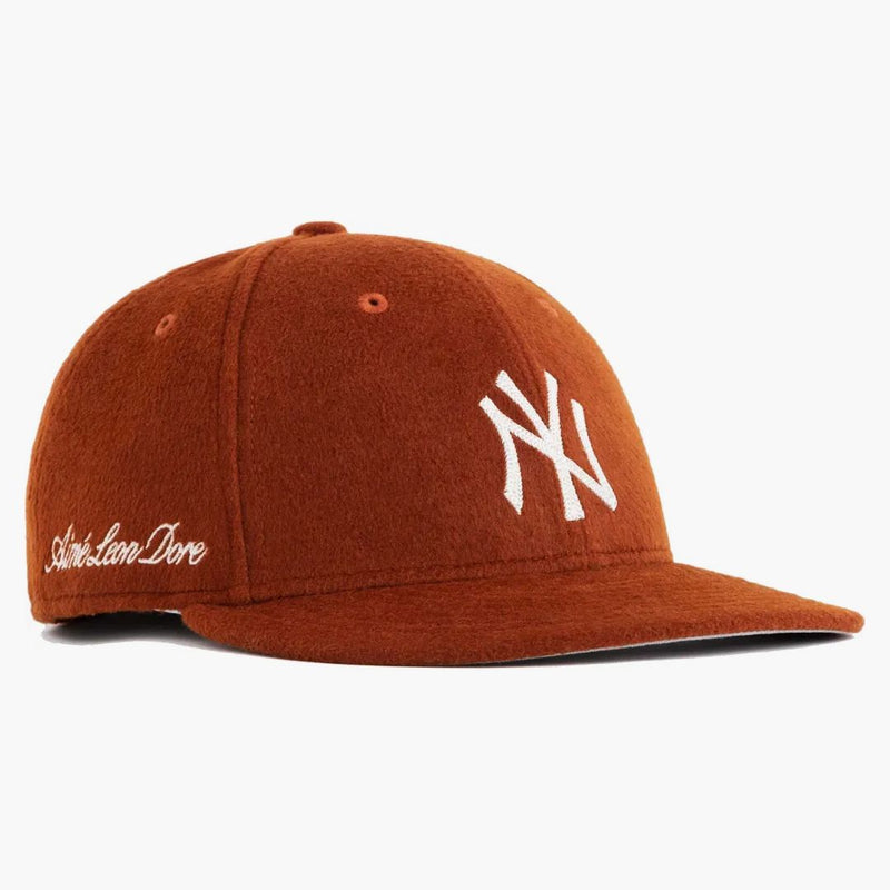 Aime Leon Dore x nová éra moleskin yankees má oranžovou
