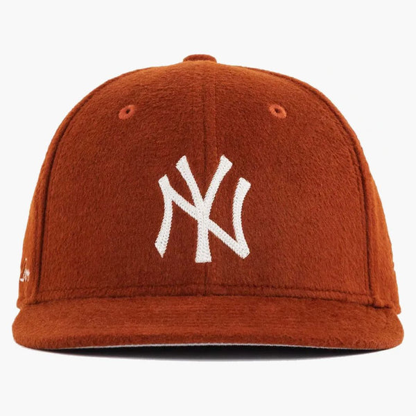 Aime Leon Dore x nová éra moleskin yankees má oranžovou