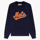 Aime Leon Dore X New York Mets Chainstitch Crewneck Sweinshirt Navy