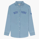 Aime Leon Dore X New York Mets Chambray Shirt Light Washing
