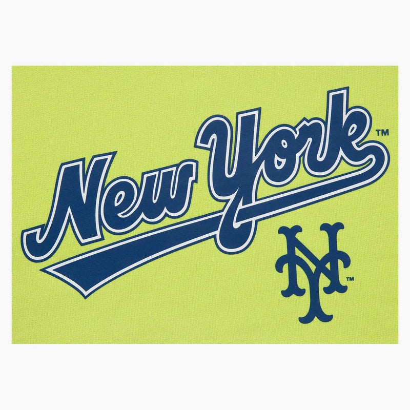Aime Leon Dore x New York Mets Logo Logo Hoodie Lime Green