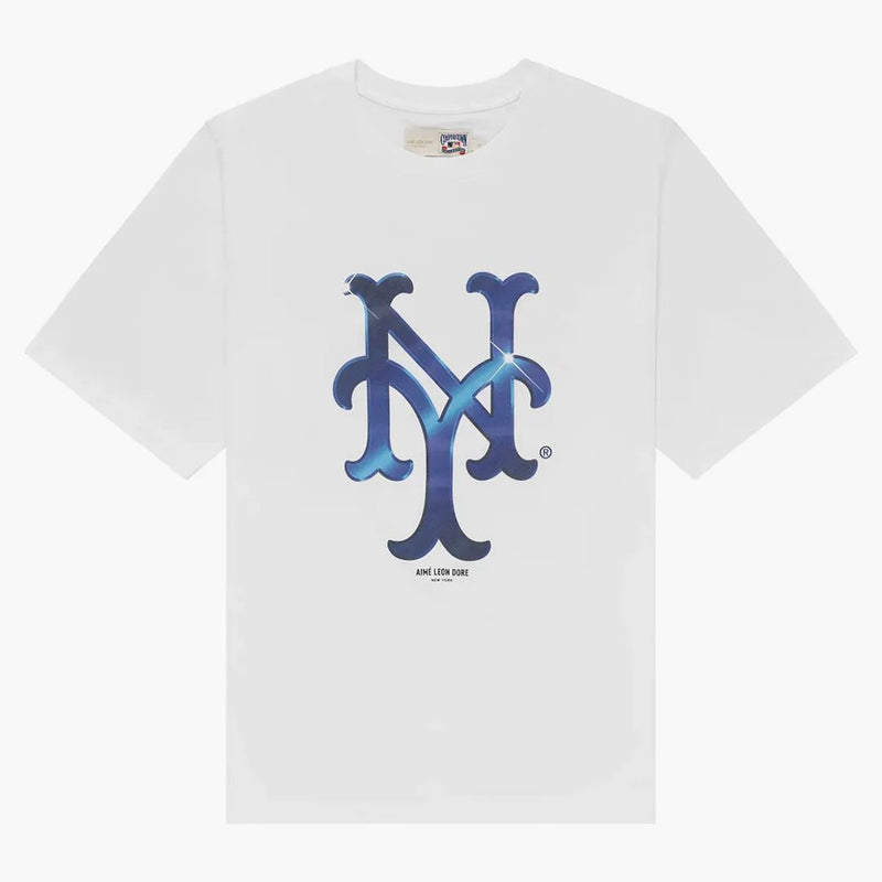 Aime Leon Dore x New York Mets Logo Tea White