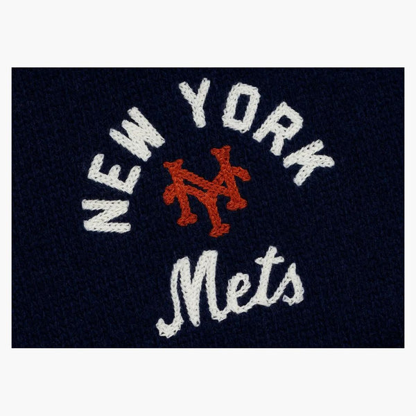 Aime Leon Dore x New York Mets Merino Cardigan Navy