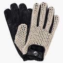 Aime Leon Dore x Porsche 356 Guantes de conducción de crochet Army/White