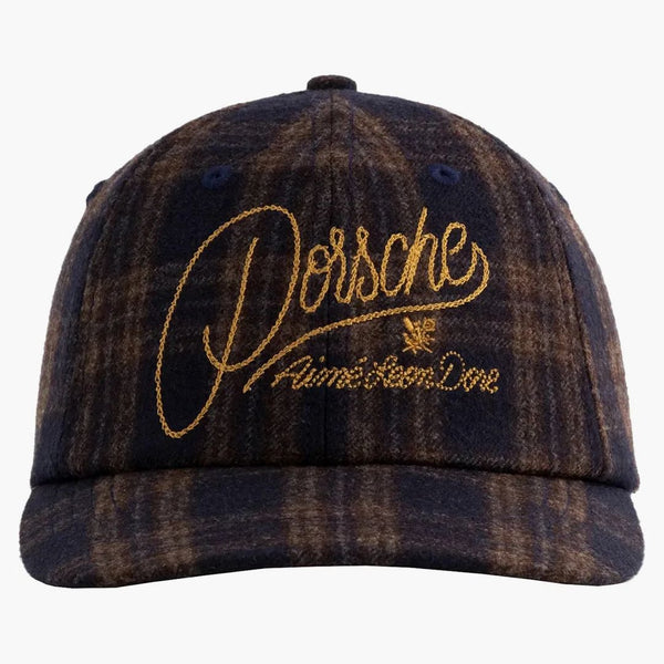 Aime Leon Dore x Porsche 356 Plaid ull har marinen