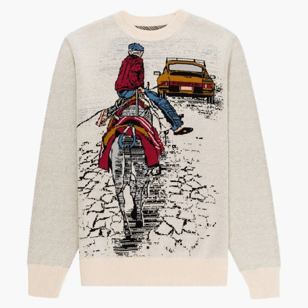Aime Leon Dore X Porsche 911sc Pappou Svetter off White