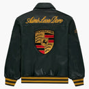 Aime Leon Dore x Porsche 993 Turbo Leather Club Jacket British Racing Green