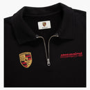 Aime Leon Dore x Porsche 993 Turbo Mechanic Quarter Zip Pullver Jet Black