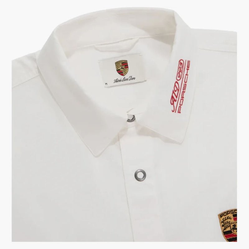 Aime Leon Dore x Porsche 993 Turbo Mechanic Shirt Bright White