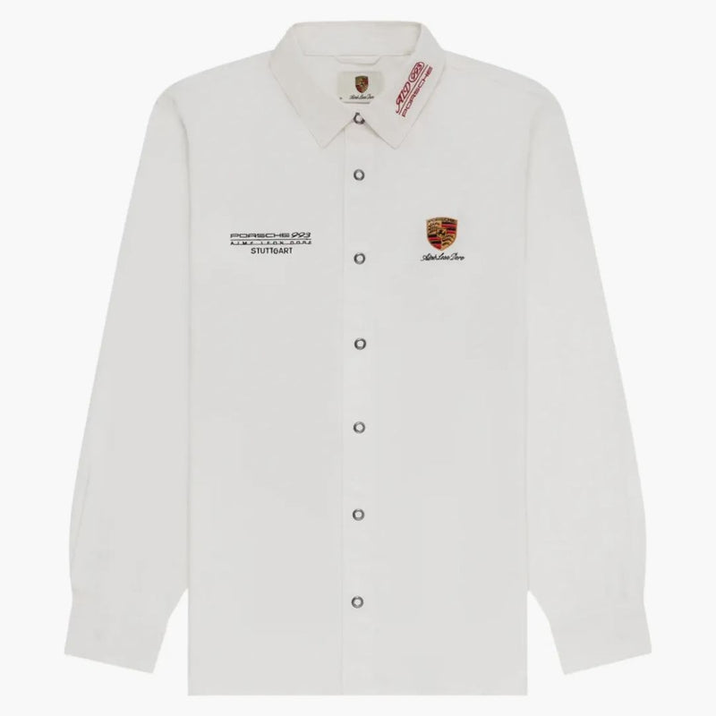 Aime Leon Dore x Porsche 993 Turbo Mechanic Shirt Bright White