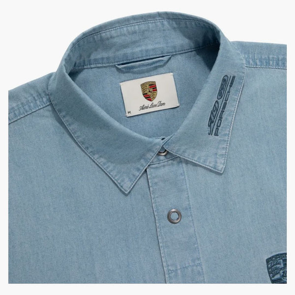 Aime Leon Dore x Porsche 993 Turbo Mechanic Shirt Chambray