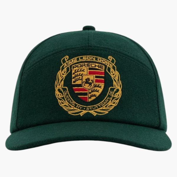 Aime Leon Dore x Porsche 993 Turbo vlna věnec má britský závodní zelenou