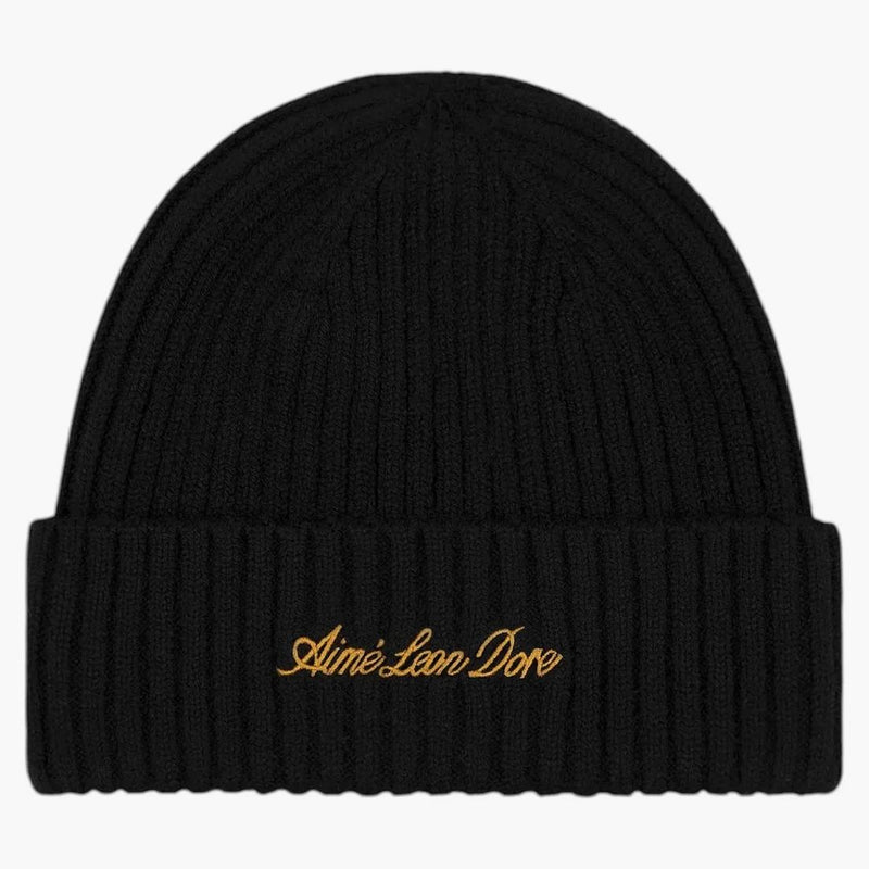 Aime Leon Dore X Porsche Cashmere Beanie Black