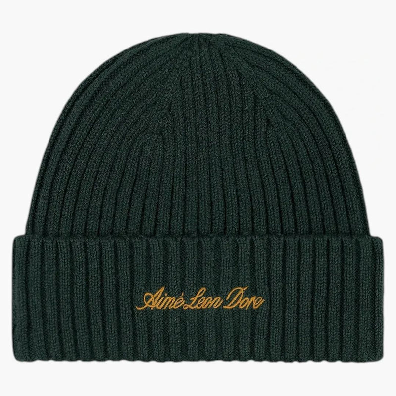 Aime Leon Dore X Porsche Cashmere Beanie Green