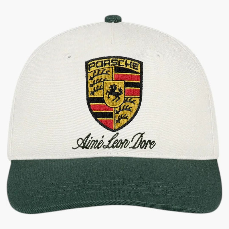 Aime Leon Dore X Porsche Colorblock Logo Hat Cream