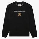 Aime Leon Dore X Porsche Embroidered Crewneck Sweatshirt Black