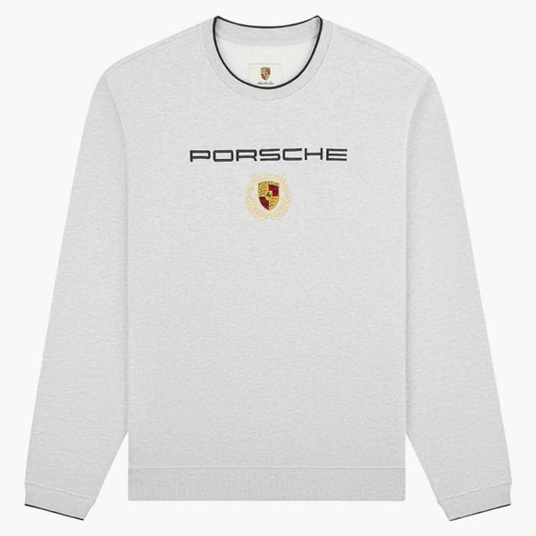 Aime Leon Dore X Porsche Embroidered Crewneck Sweatshirt Grey