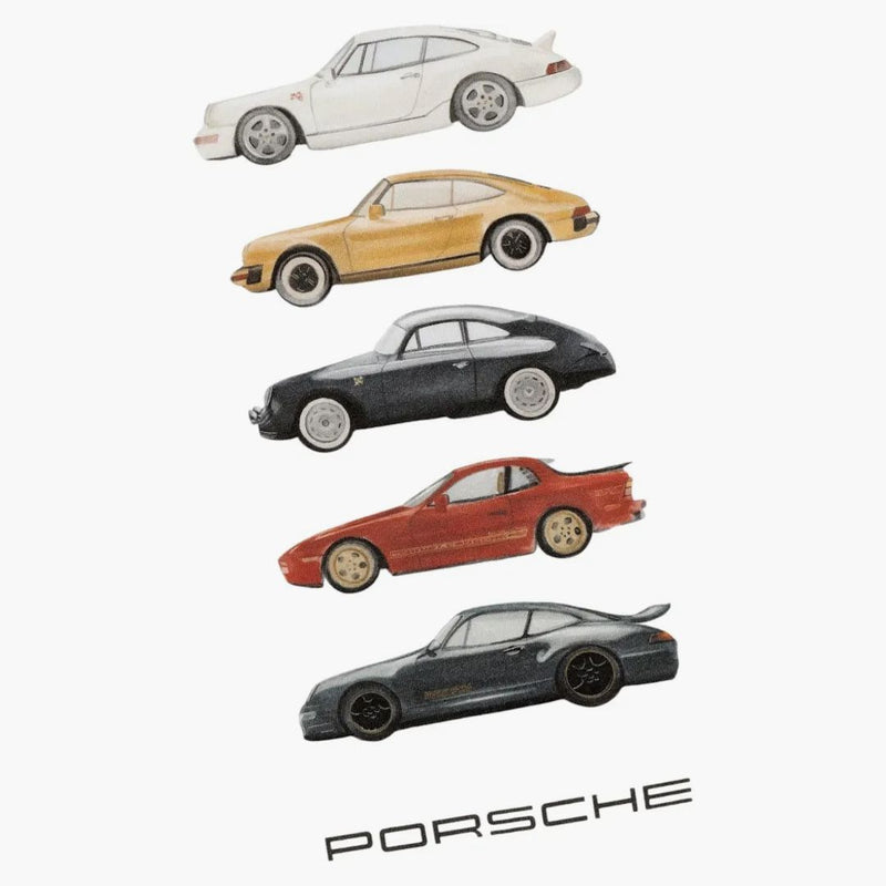 Aime Leon Dore X Porsche Fleet Tee White