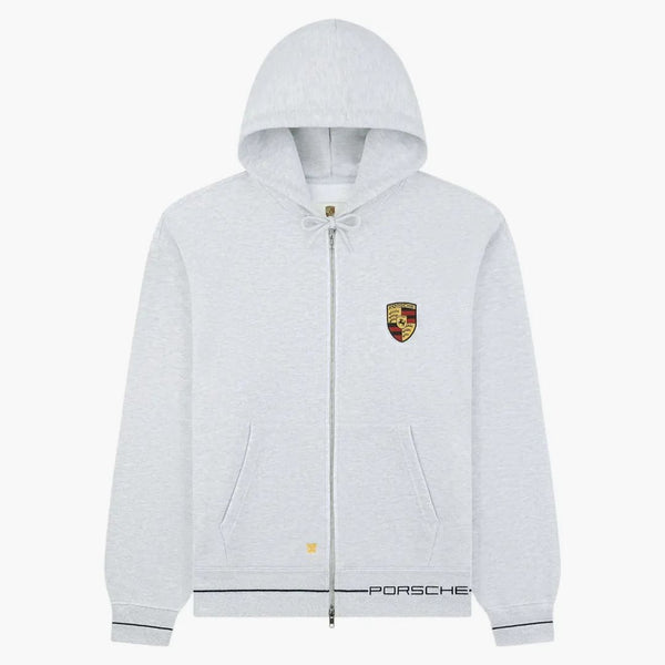 Aime Leon Dore X Porsche Full-zip Hoodie Grey