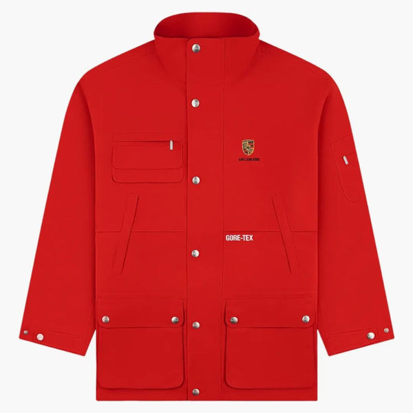 Aime Leon Dore X Porsche Gore-tex Cabrio Jacket Red