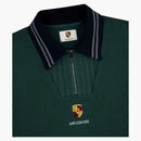 Aime Leon Dore X Porsche Jacquard Collar Quarter Zip Pullover Green
