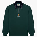 Aime Leon Dore X Porsche Jacquard Collar Quarter Zip Pullover Green