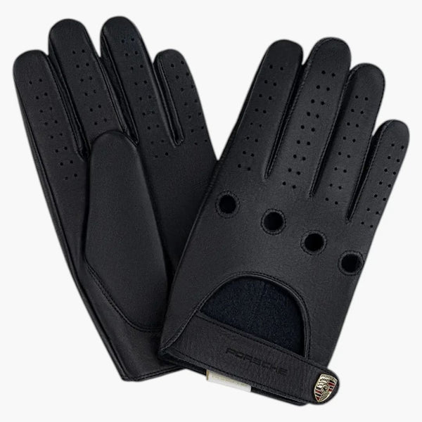 Aime Leon Dore X Porsche Leather Driving Gloves Black