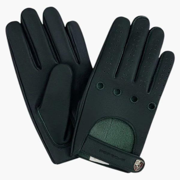 Aime Leon Dore X Porsche Leather Driving Gloves Green