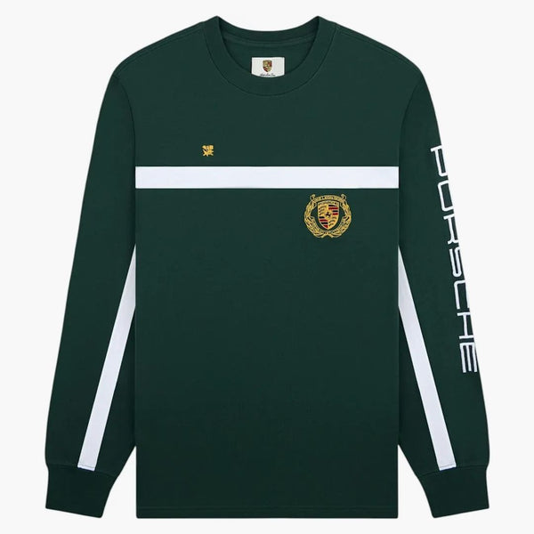 Aime Leon Dore X Porsche Long-sleeve Apex Tee Green