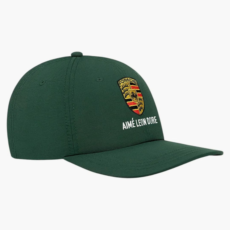 Aime Leon Dore X Porsche Nylon Logo Hat Green