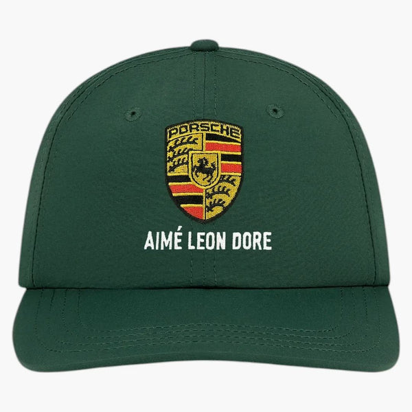 Aime Leon Dore X Porsche Nylon Logo Hat Green